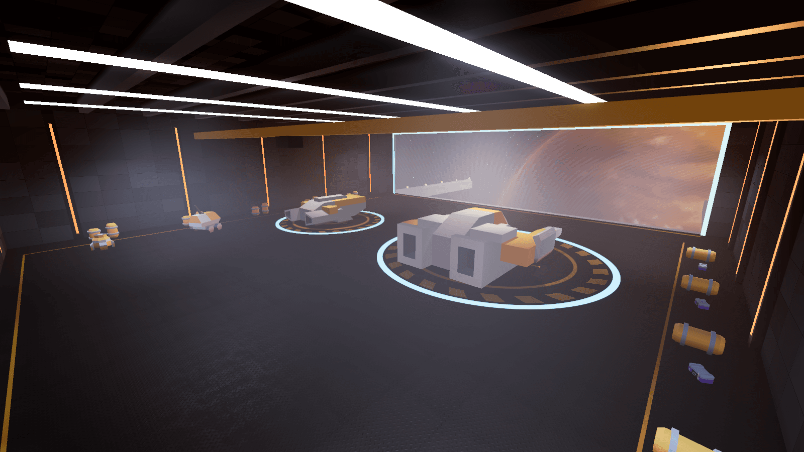Aegis Station: Hangar pads