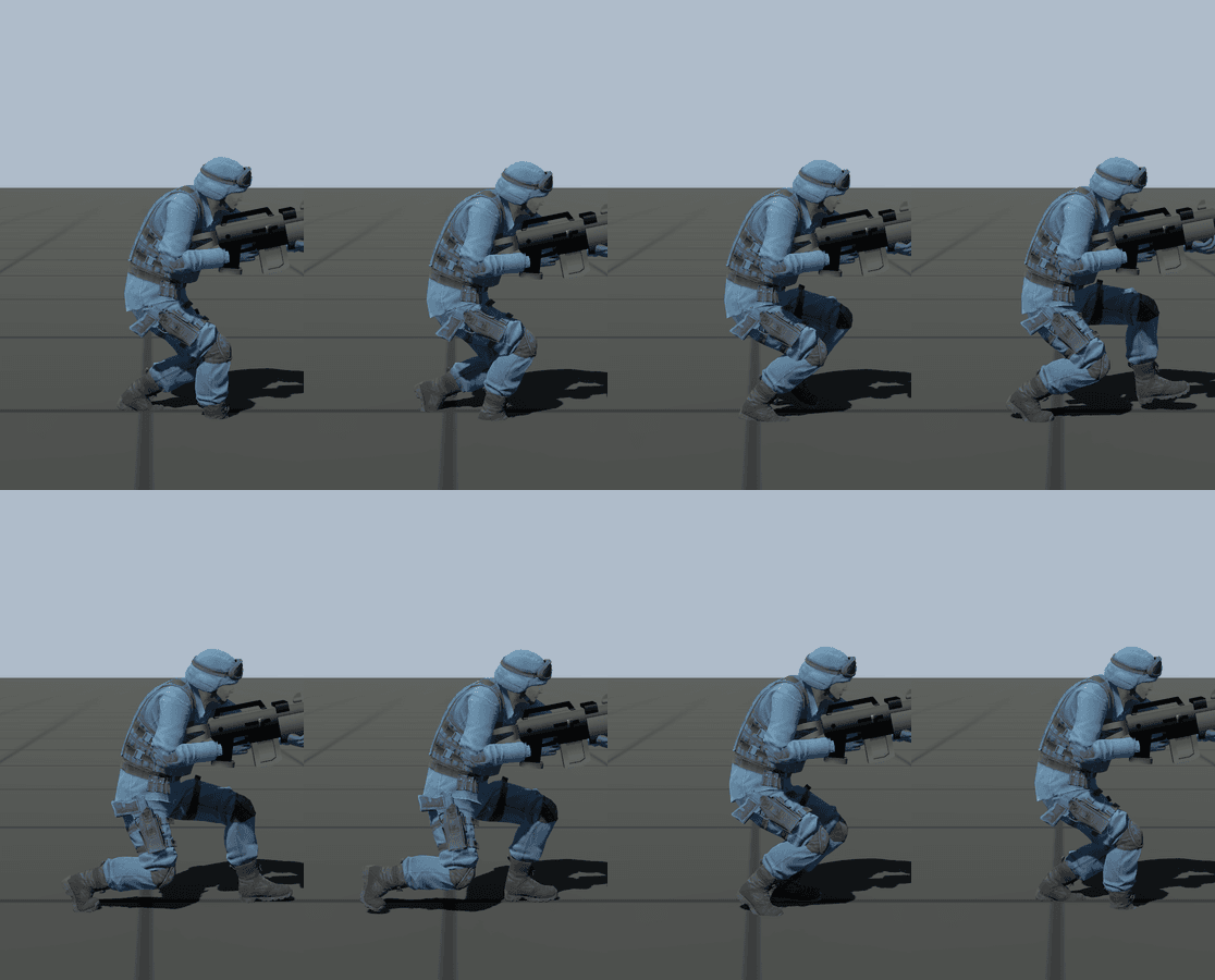 Other captures: Anim sheet crouch f