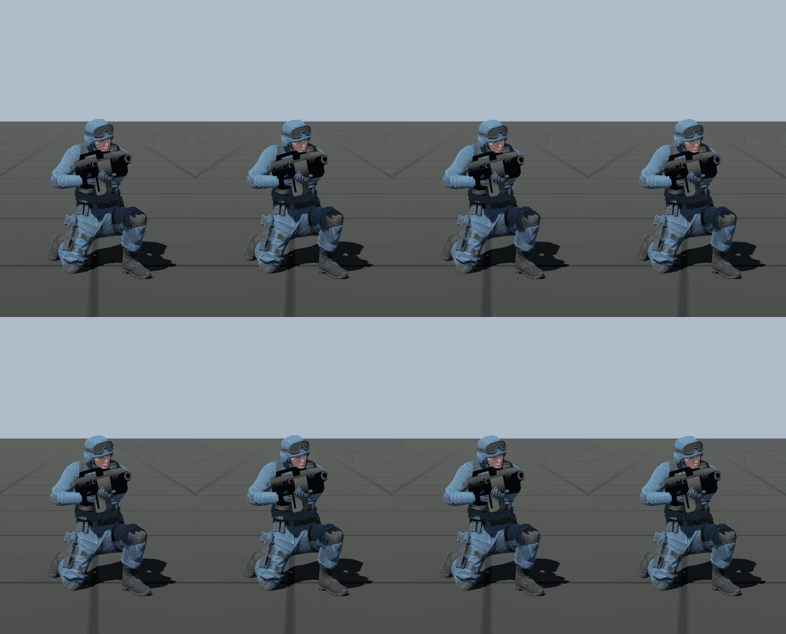 Other captures: Anim sheet crouch idle