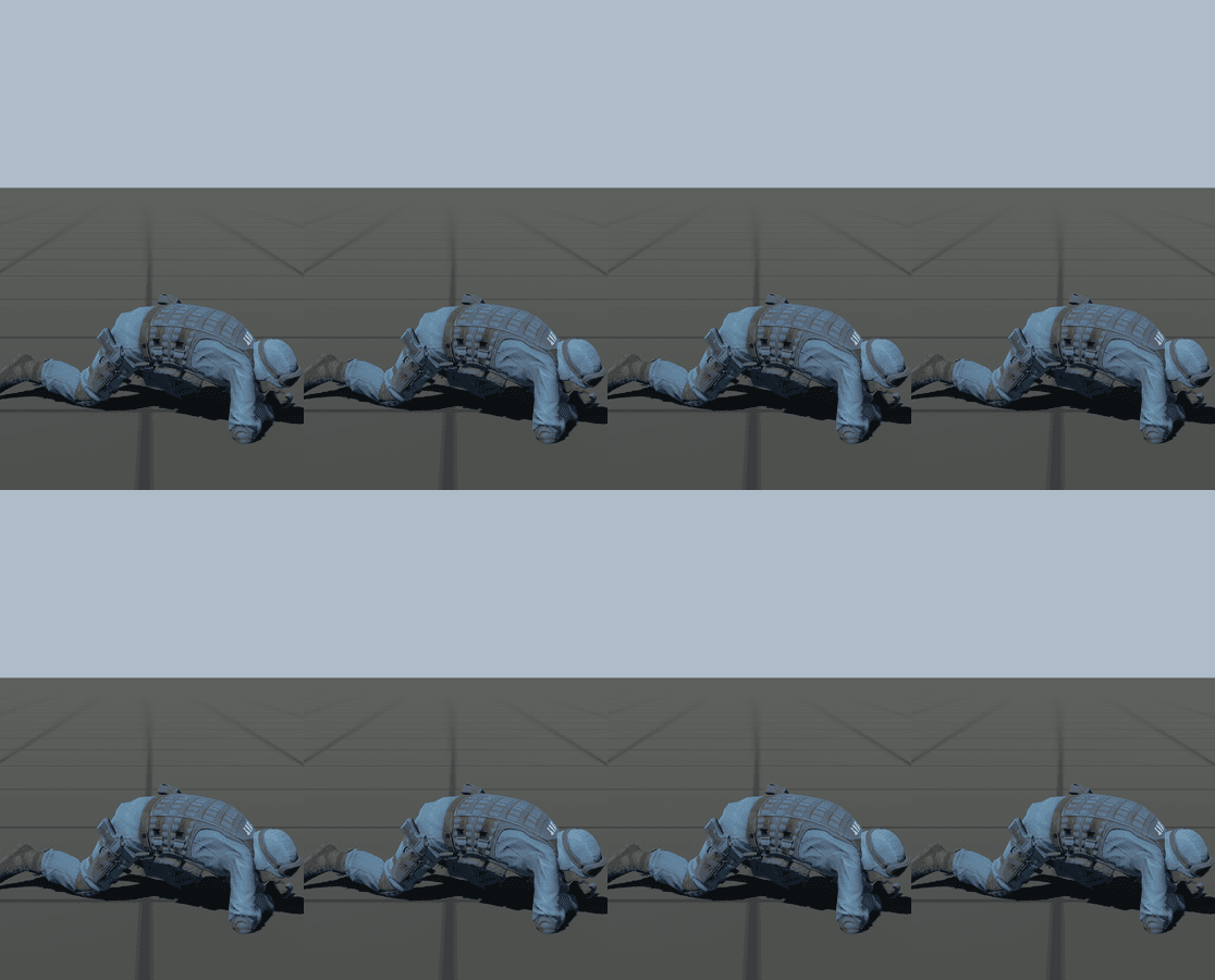 Other captures: Anim sheet downed