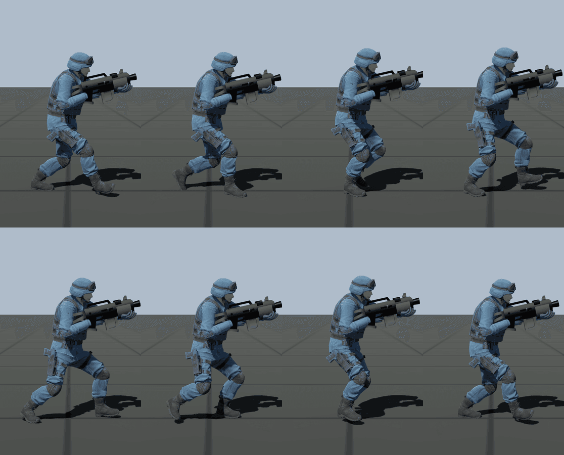 Other captures: Anim sheet walk f