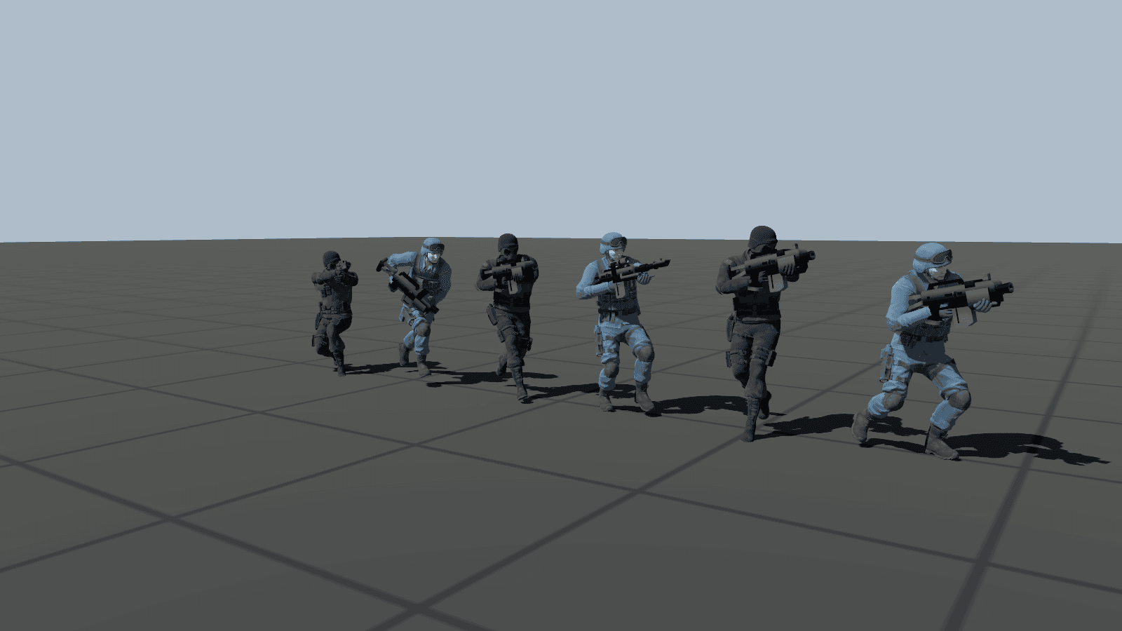 Other captures: Anim soldier locomotion