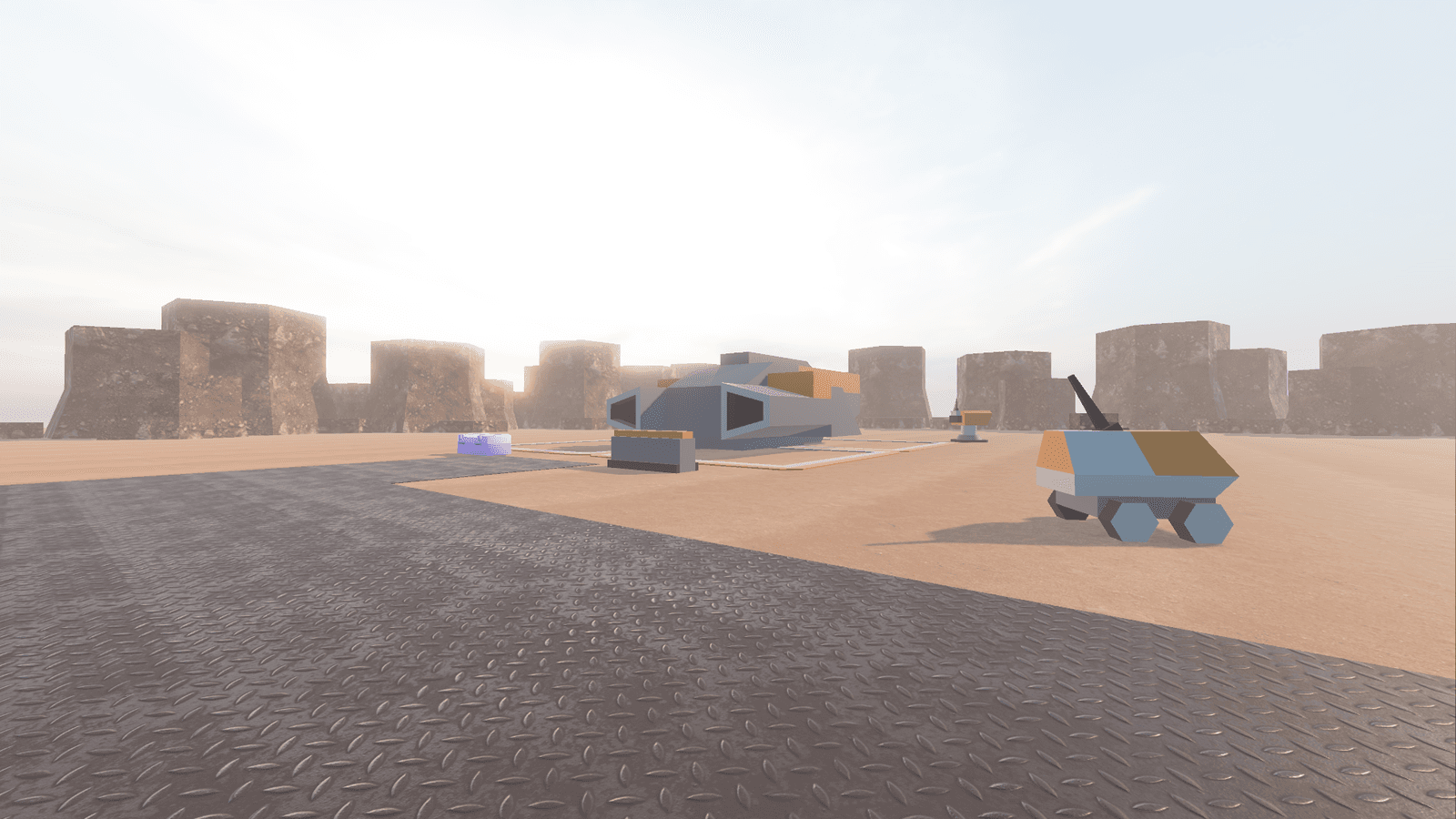Colony Outpost (prototype map): Landing zone