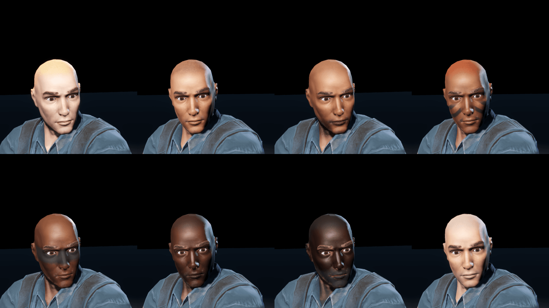 Other captures: Character heads