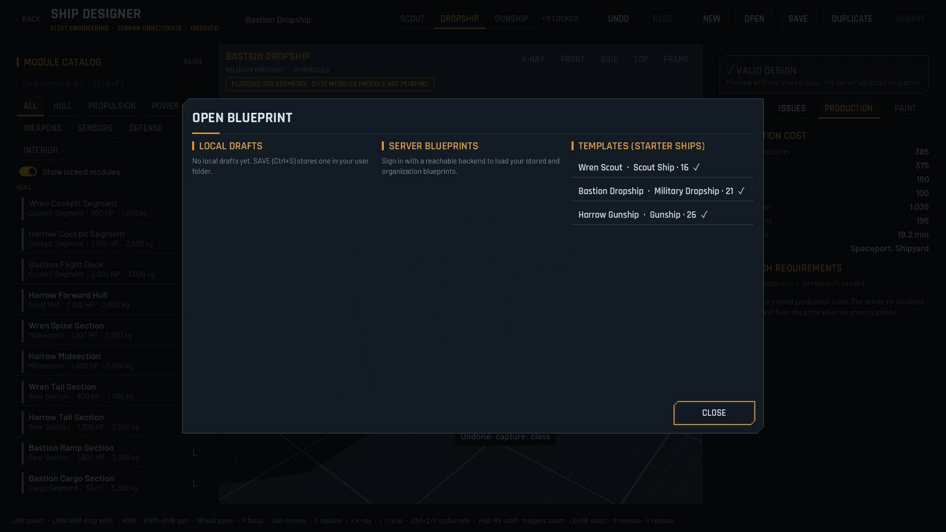 Other captures: Designer open