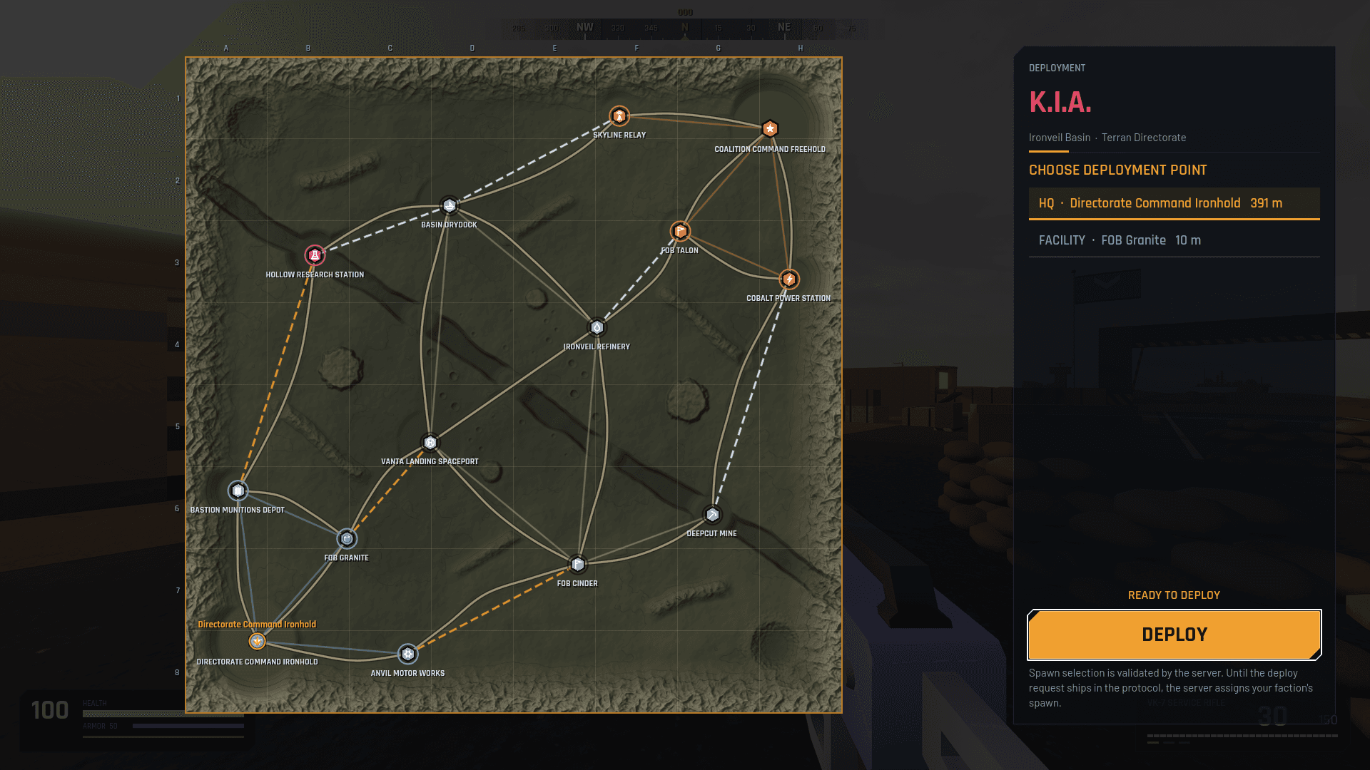 Other captures: Hud deploy