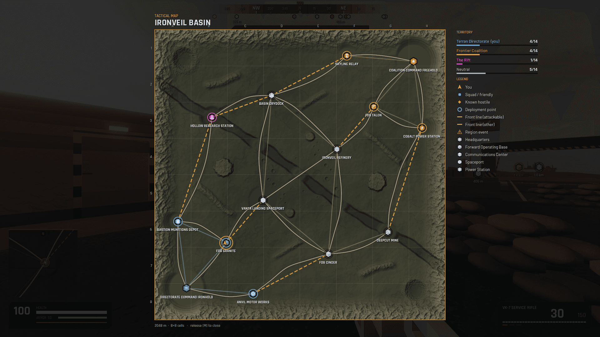 Other captures: Hud tactical map