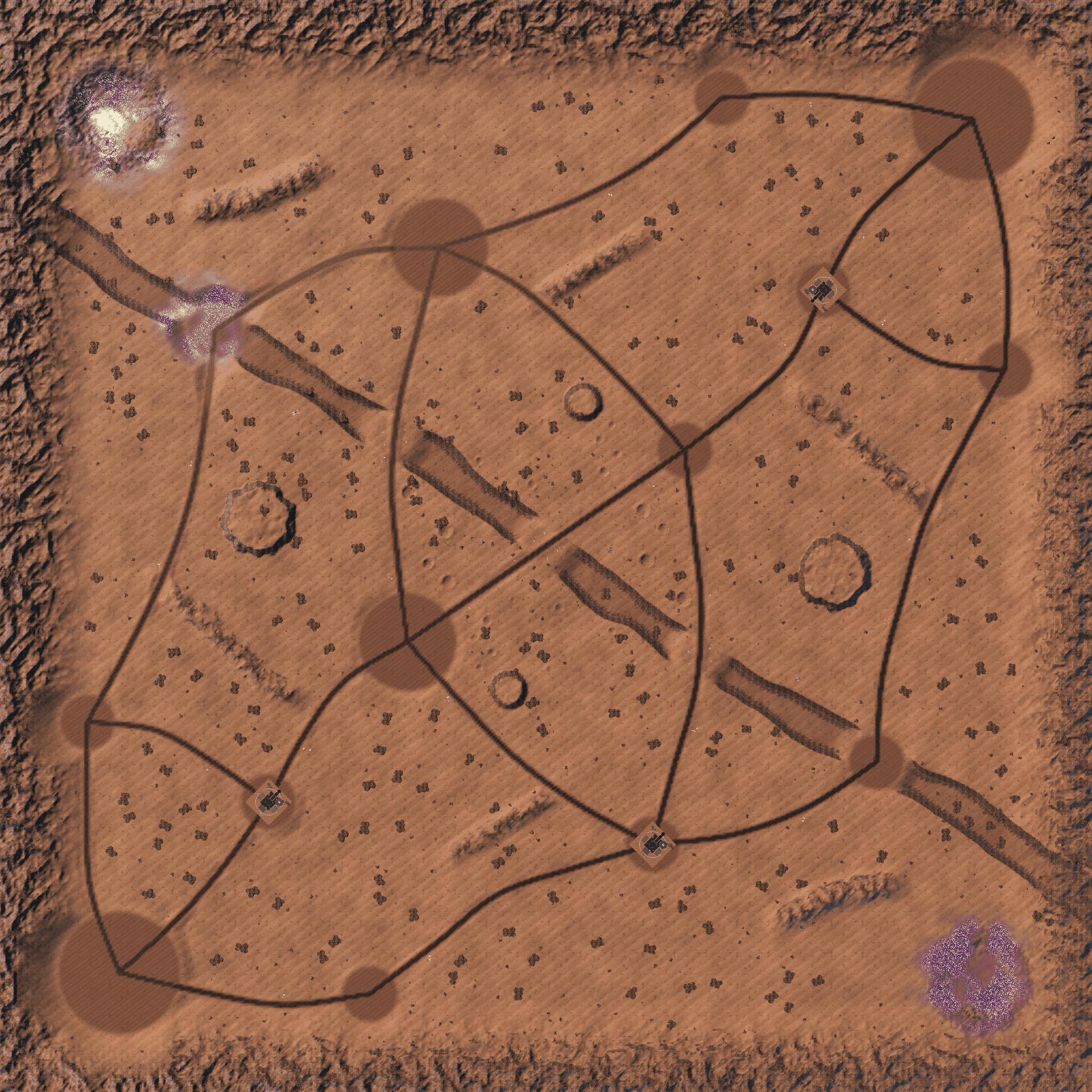 Ironveil Basin, Vanta: Topdown terrain