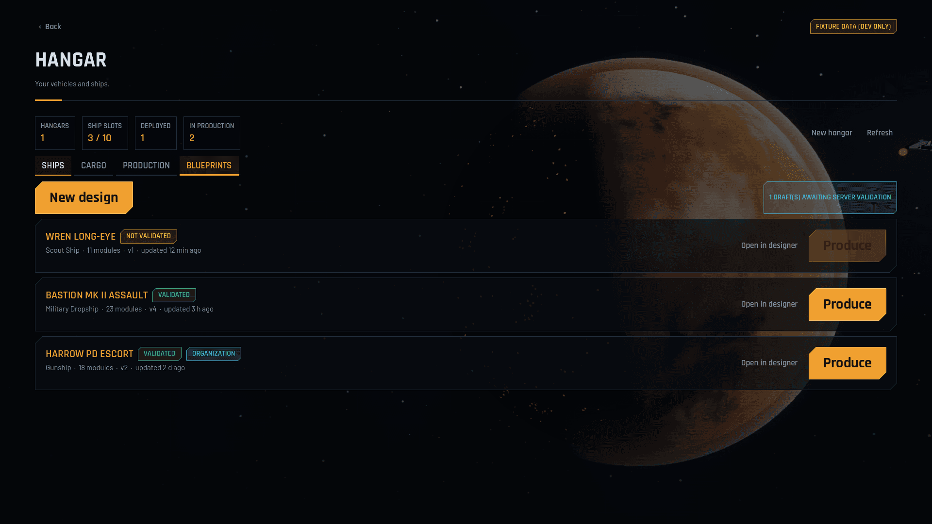 Other captures: Meta hangar blueprints
