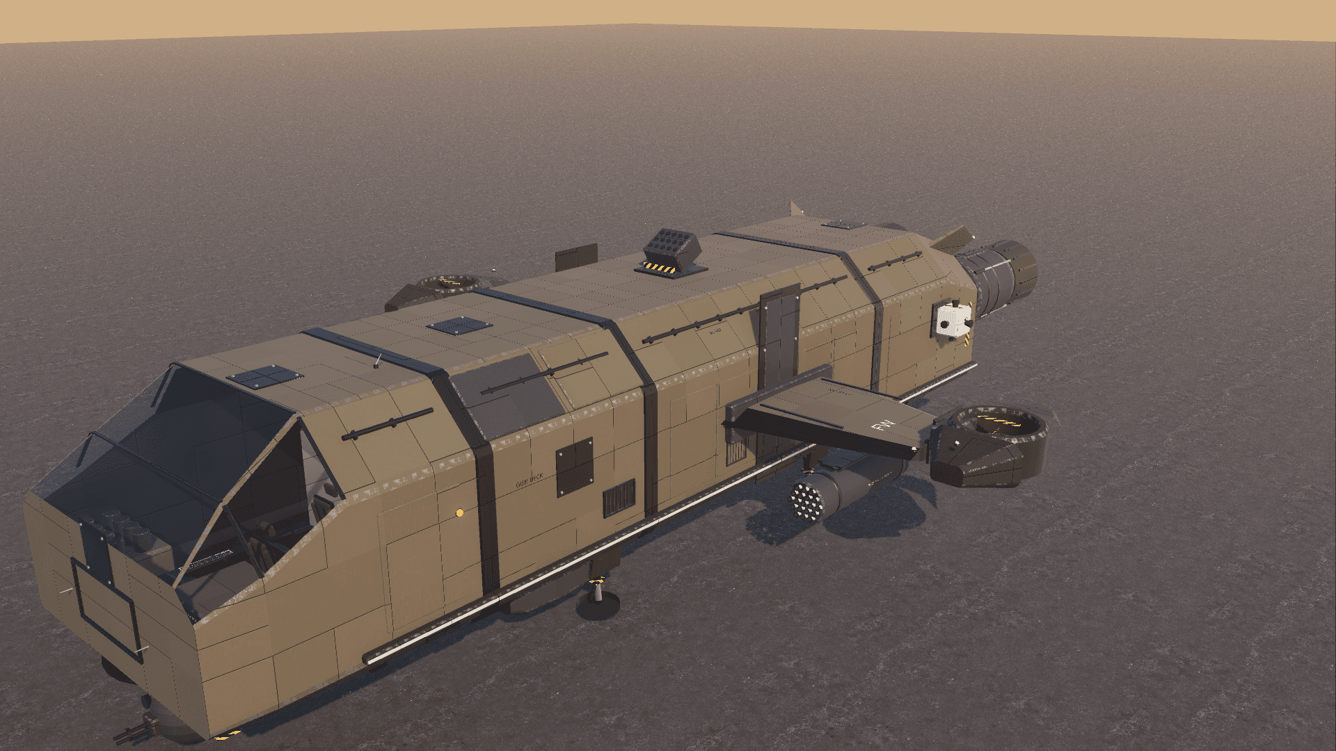 Other captures: Shipmodules gunship
