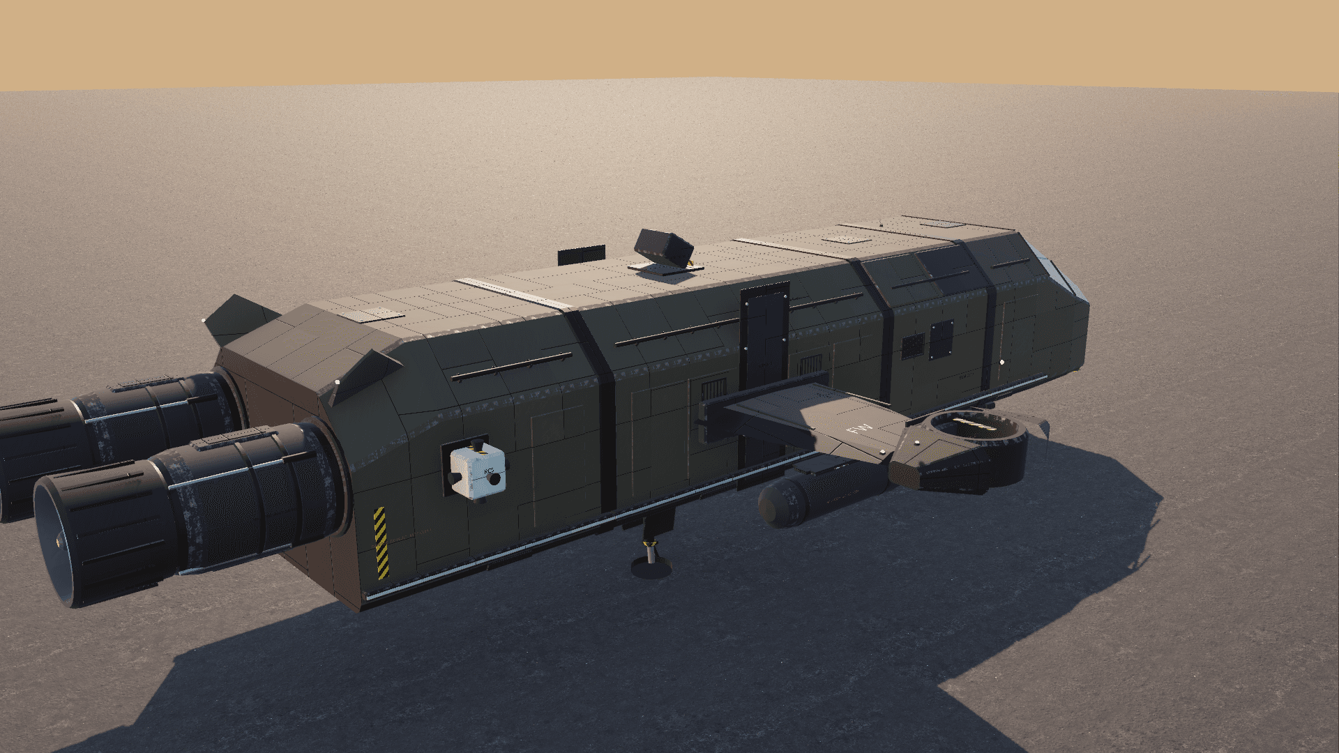 Other captures: Shipmodules gunship rear