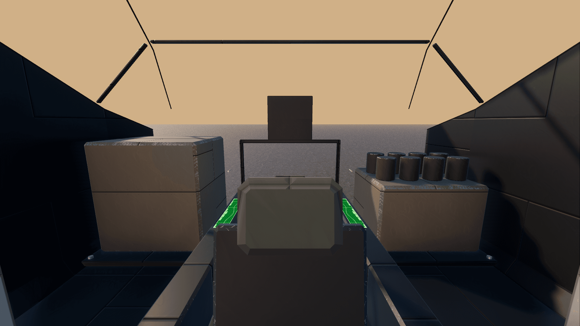 Other captures: Shipmodules interior gunship cockpit