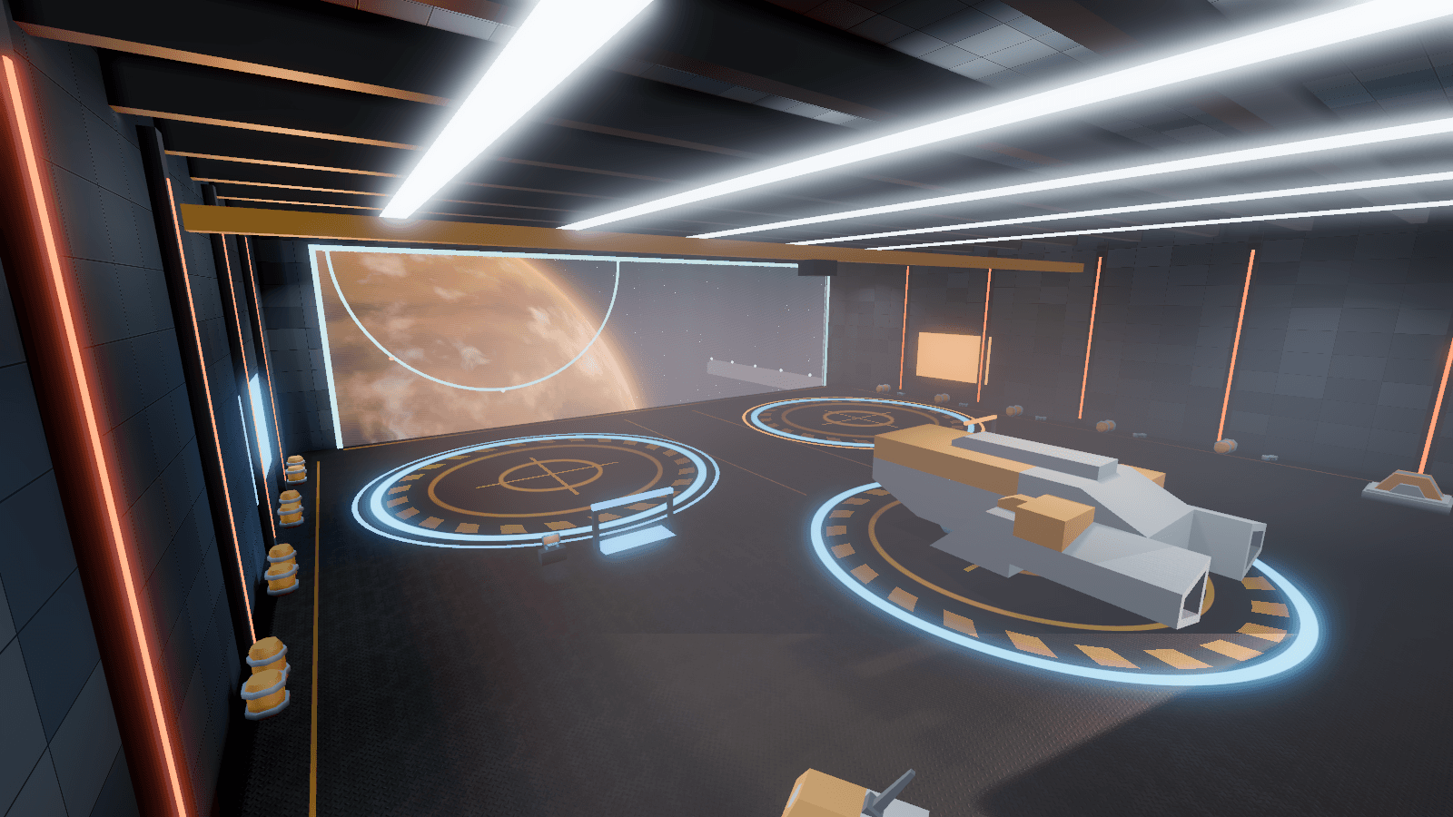 Other captures: Transport pads aegis hangar