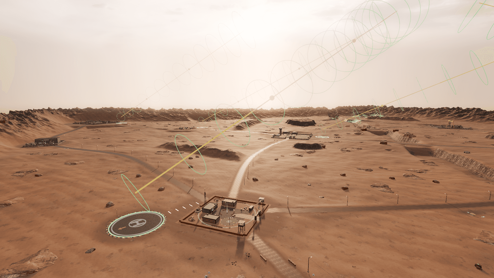 Other captures: Transport pads fob cinder approach