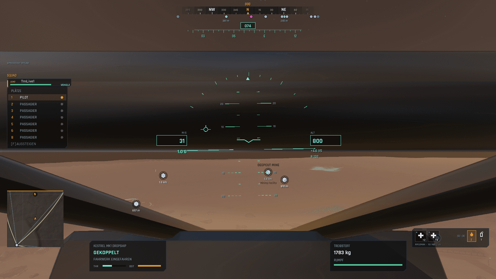 Other captures: Transport ui live flight cockpit