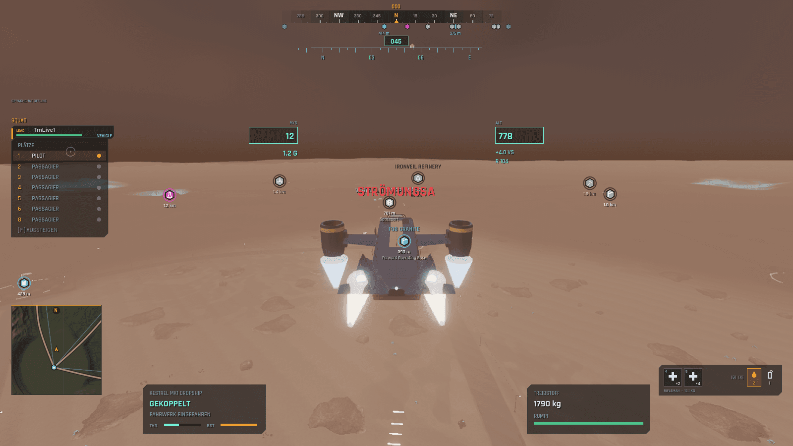 Other captures: Transport ui live flight external
