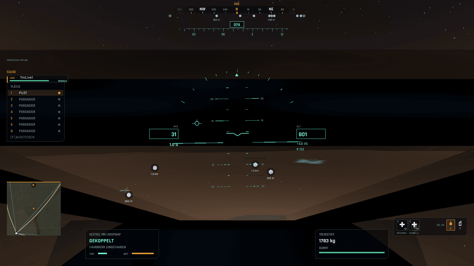 Other captures: Transport ui tile flight cockpit