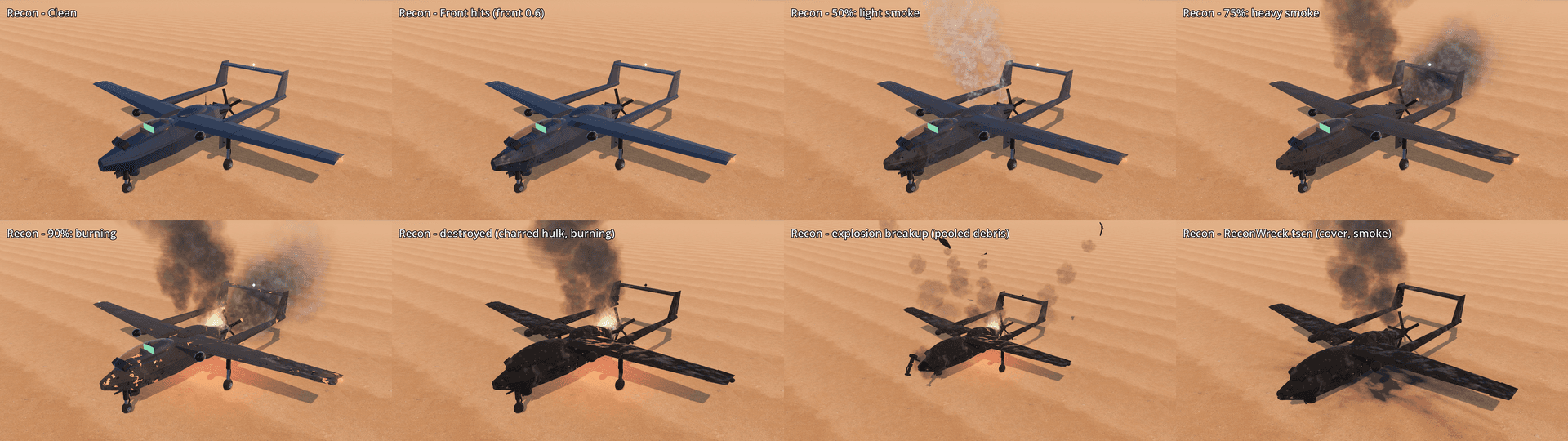 Other captures: Vehicle damage Recon