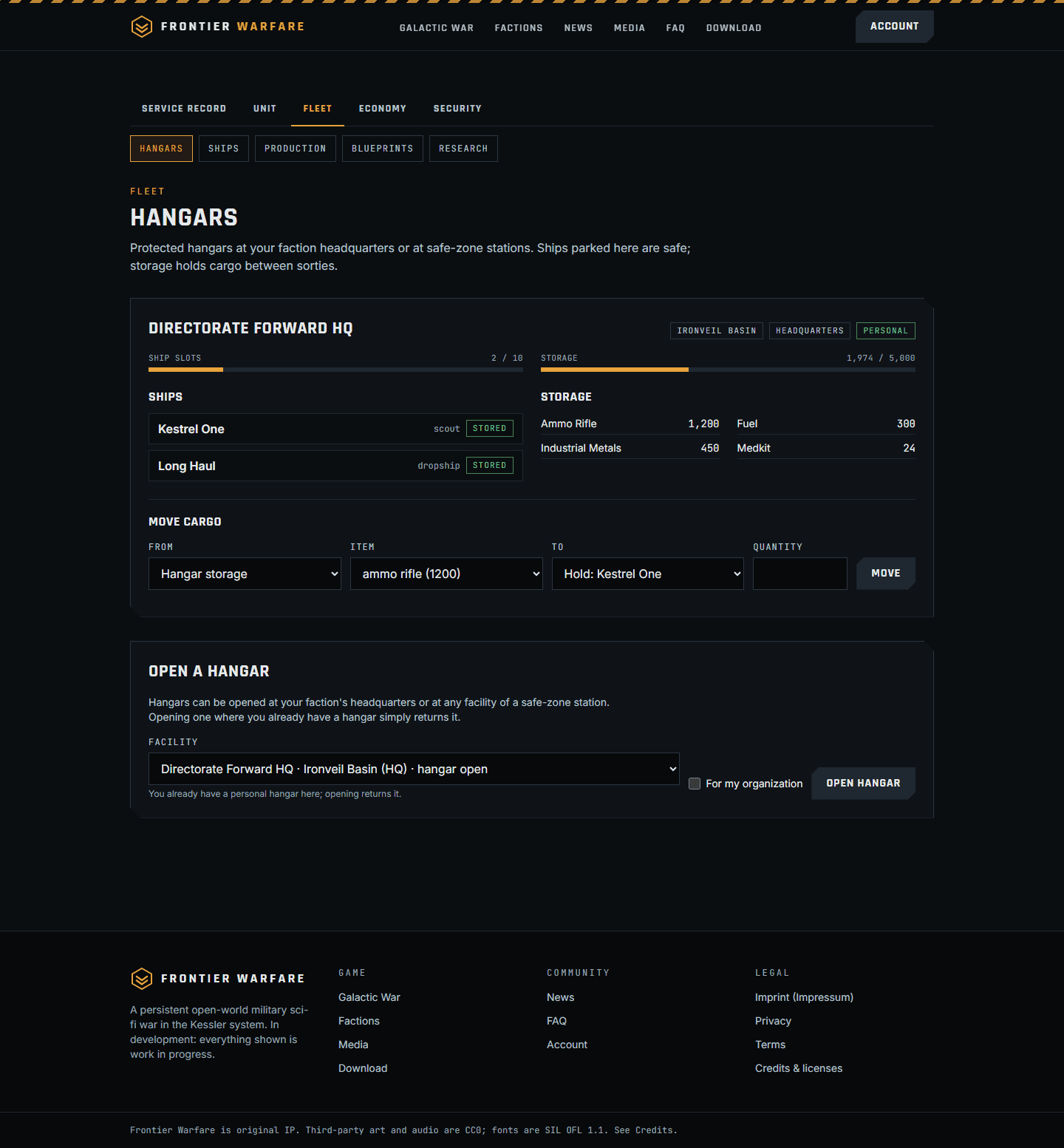Other captures: Web2 hangar open