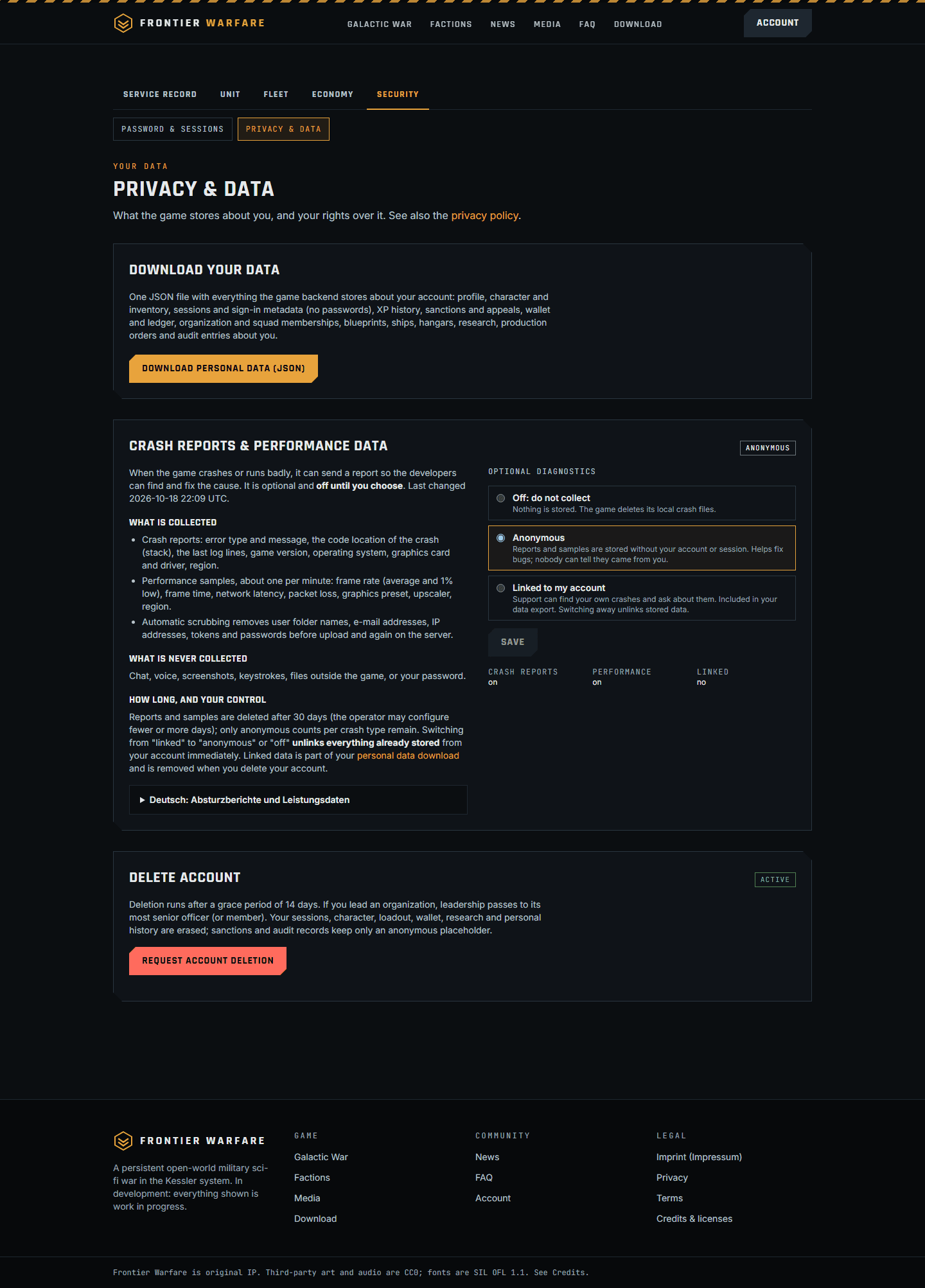Other captures: Web2 privacy telemetry